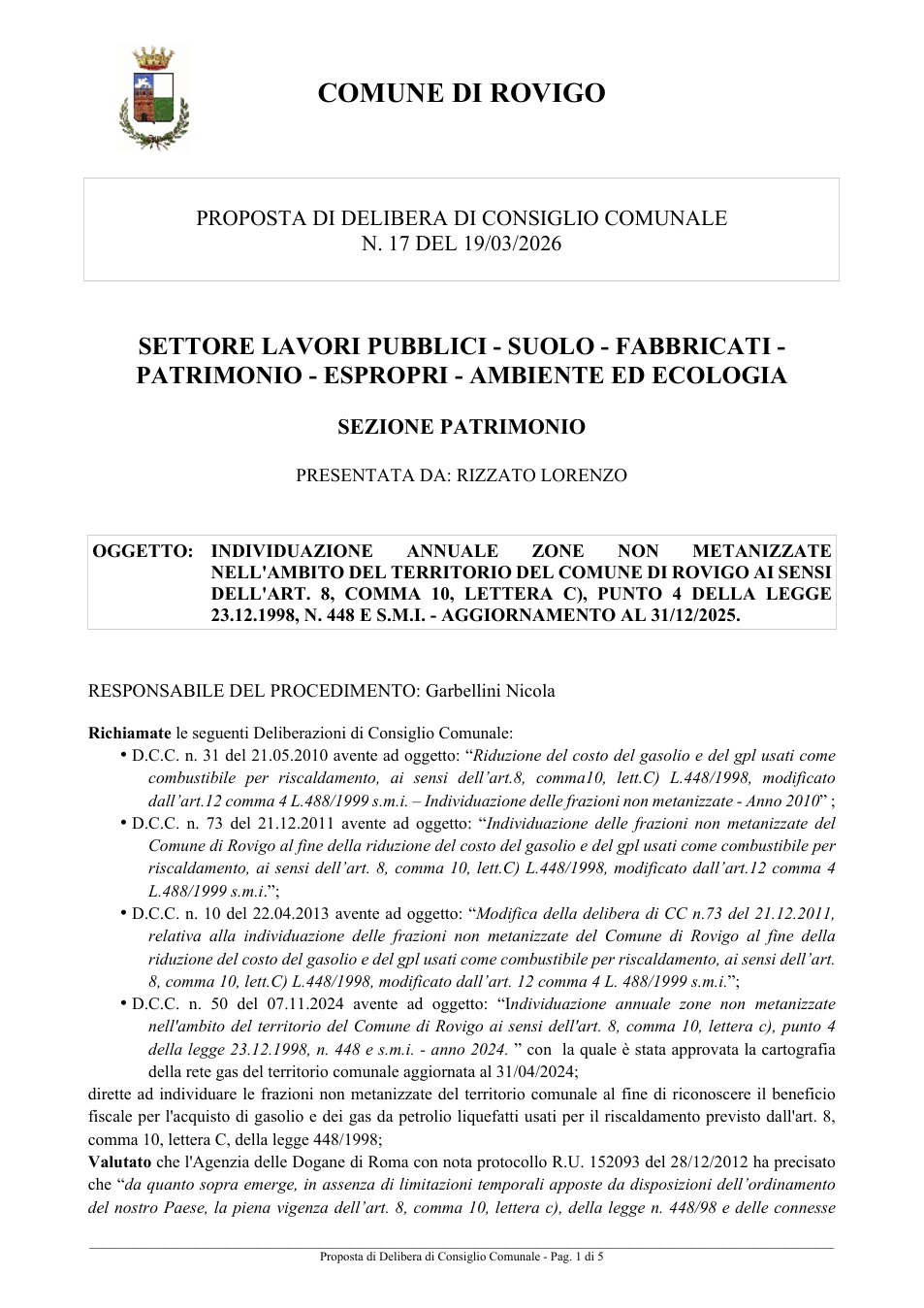 Pagina 1 del documento