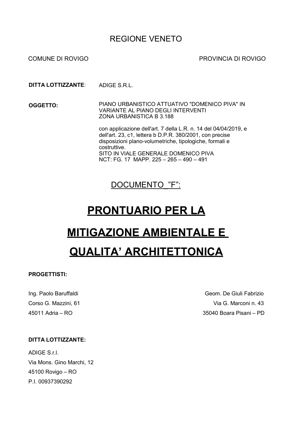 Pagina 1 del documento