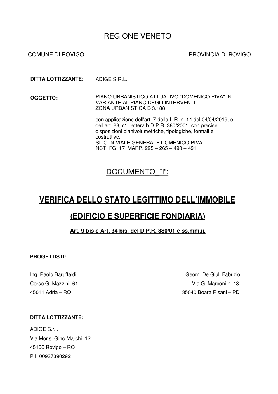 Pagina 1 del documento