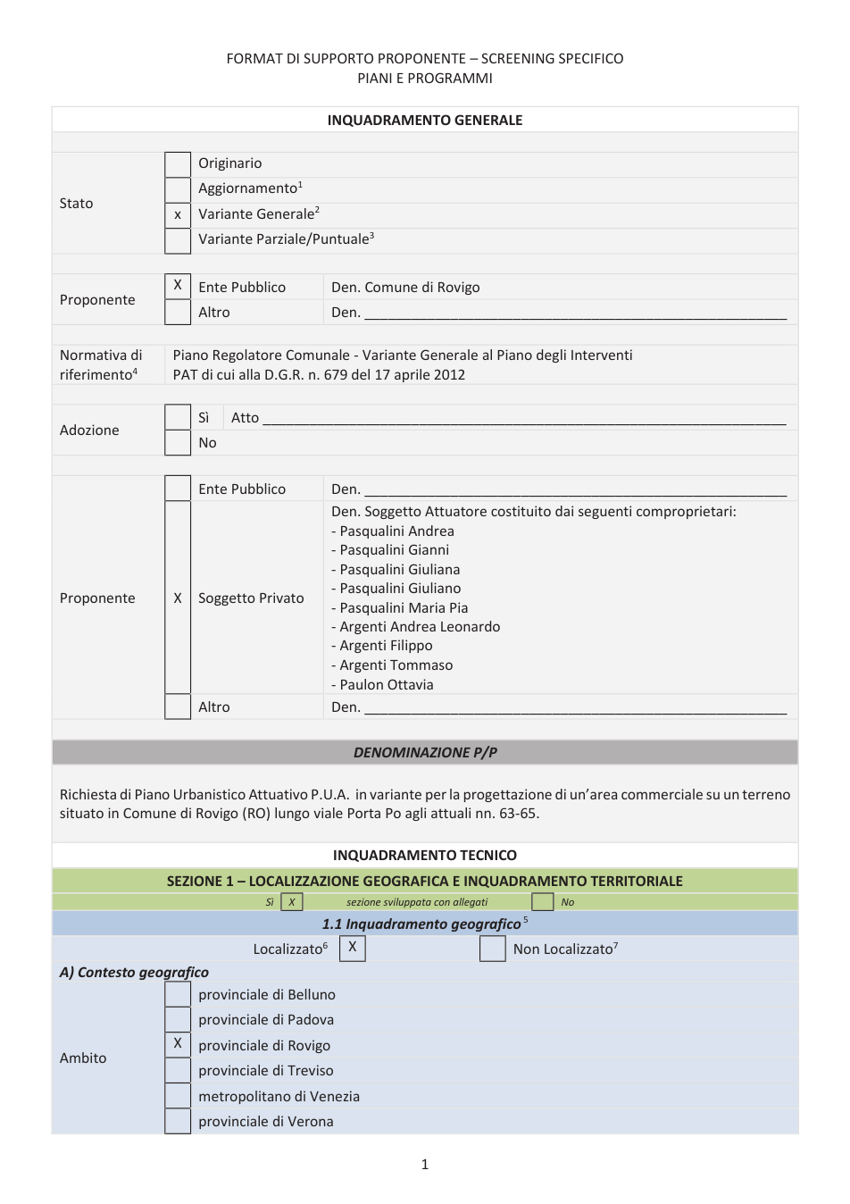 Pagina 1 del documento