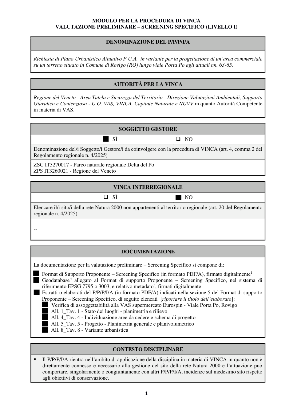 Pagina 1 del documento