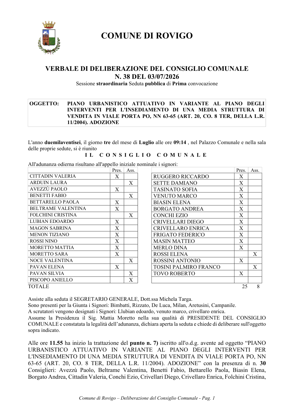 Pagina 1 del documento
