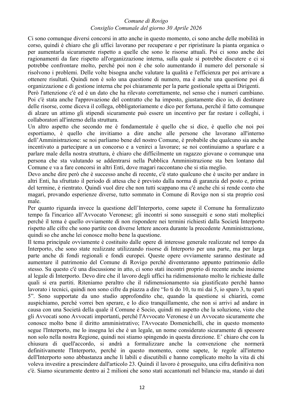 Pagina 12 del documento