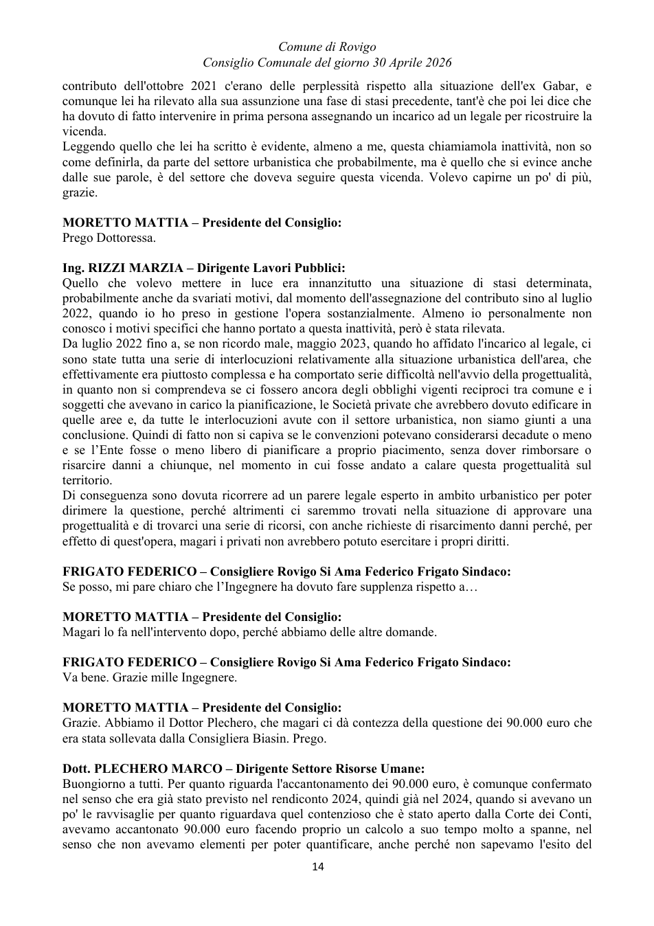 Pagina 14 del documento