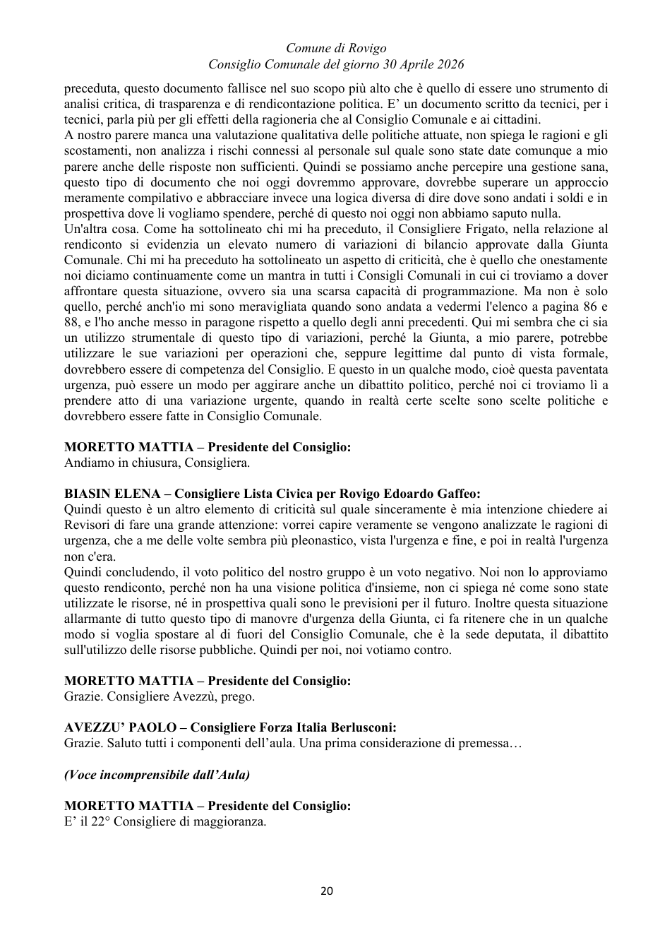 Pagina 20 del documento