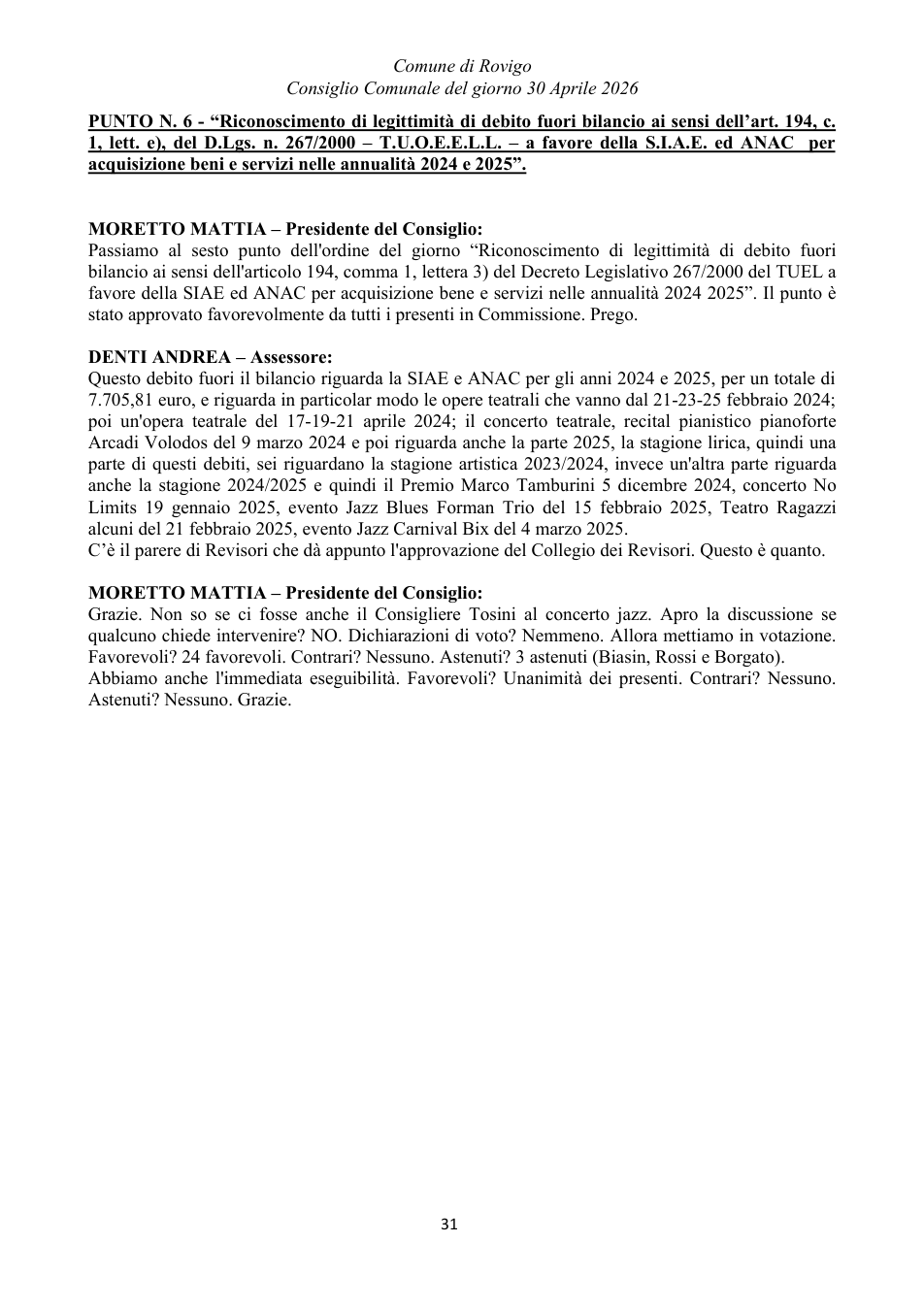 Pagina 31 del documento