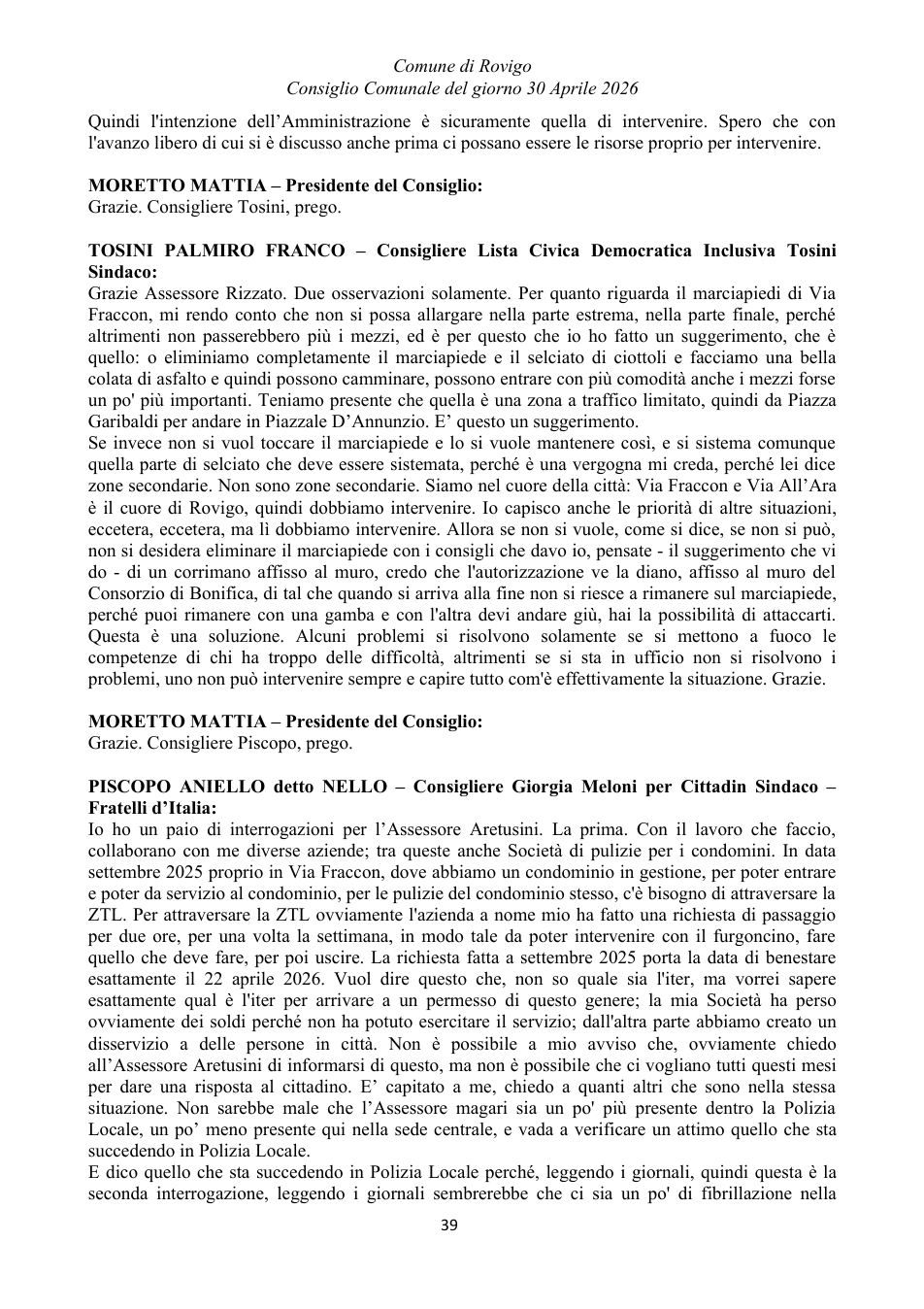 Pagina 39 del documento