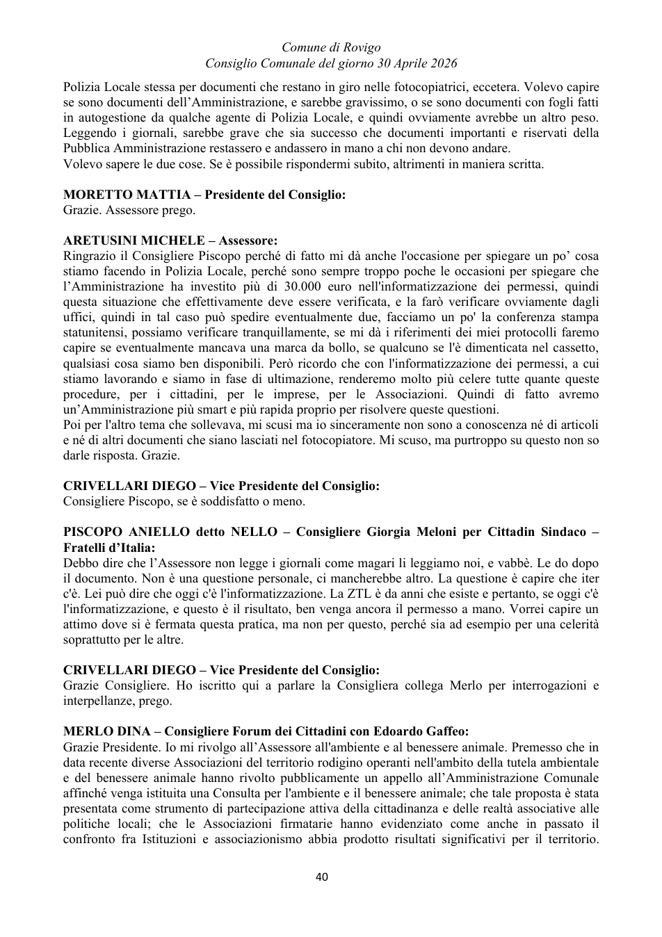 Pagina 40 del documento