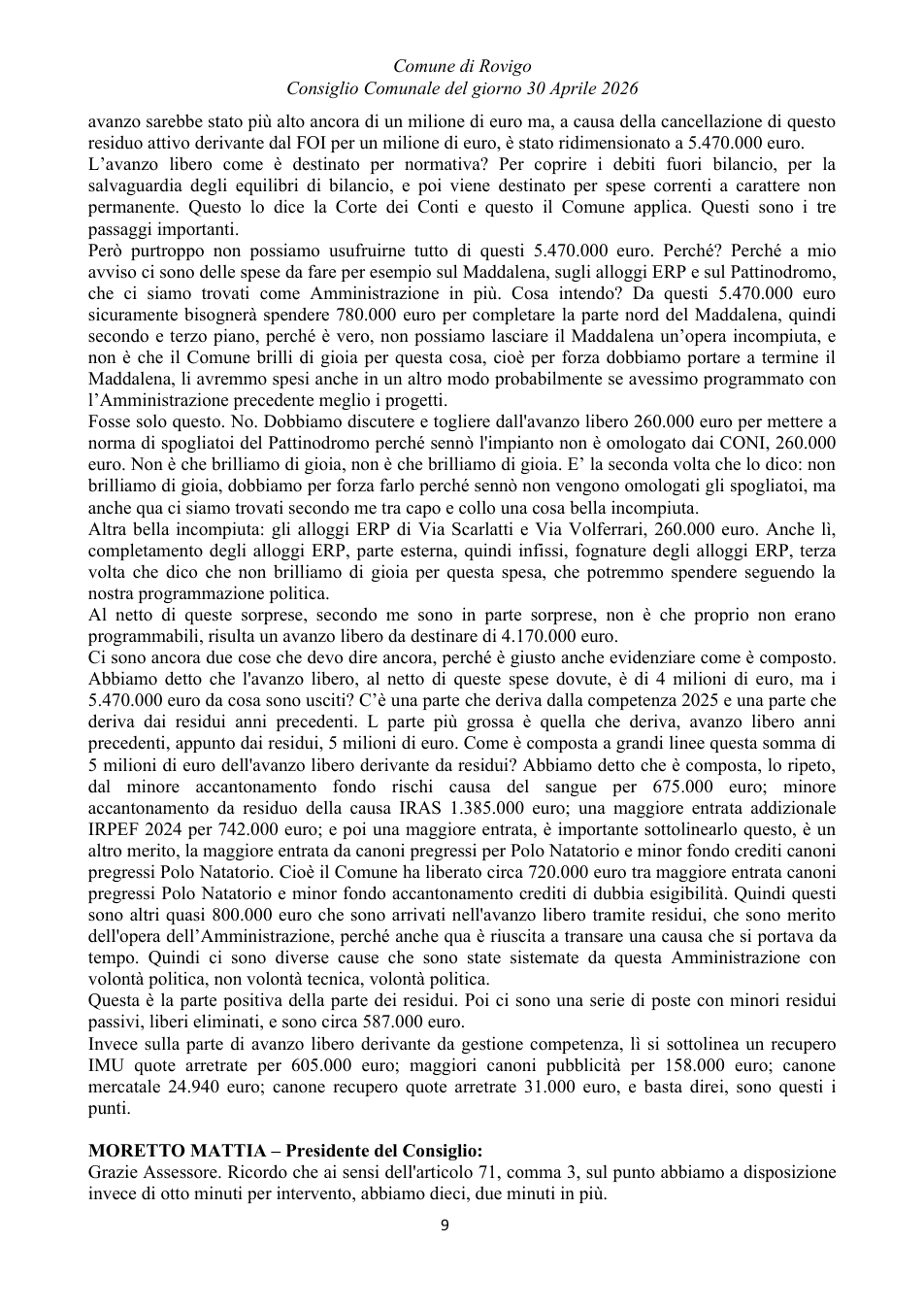 Pagina 9 del documento