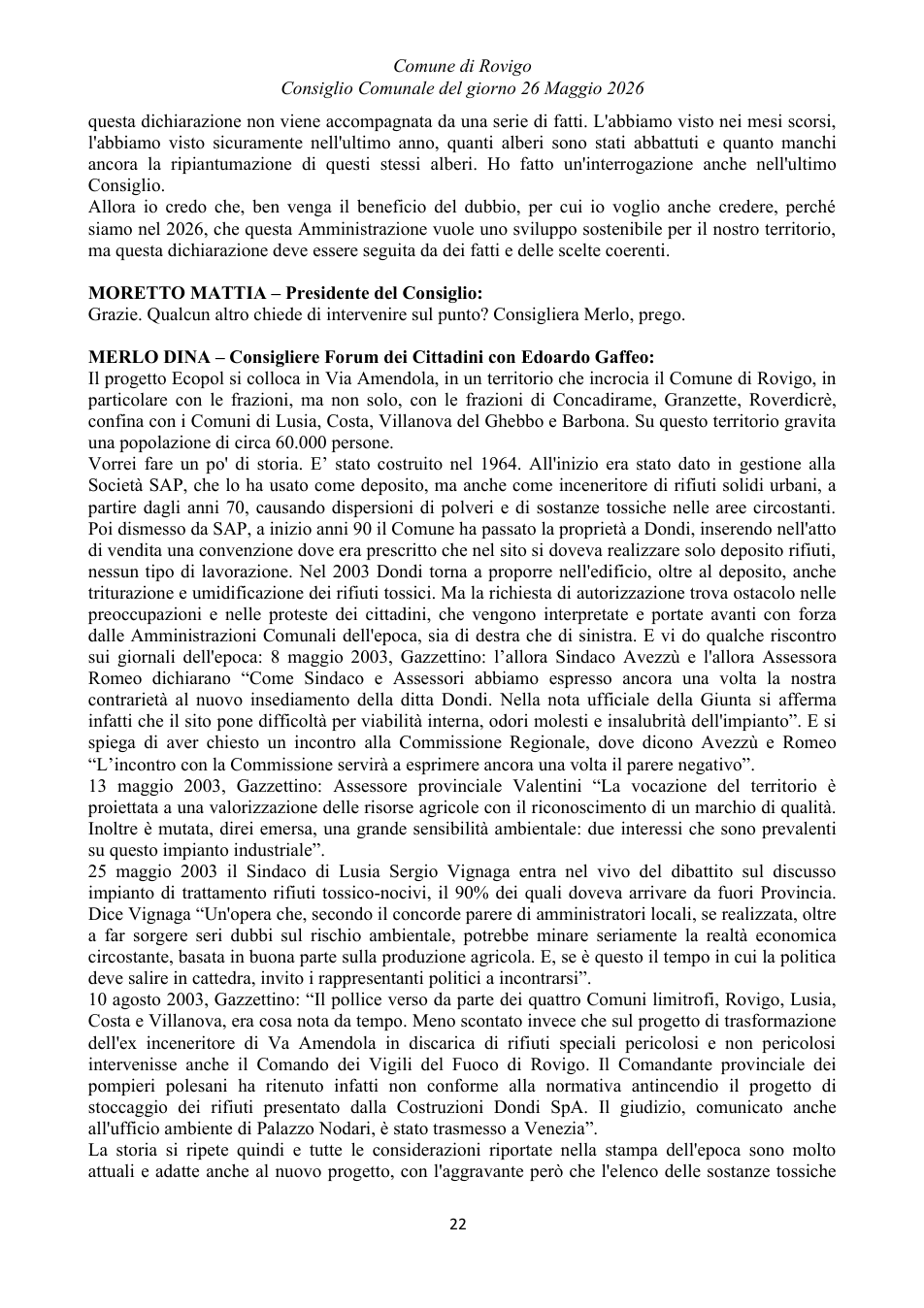 Pagina 22 del documento