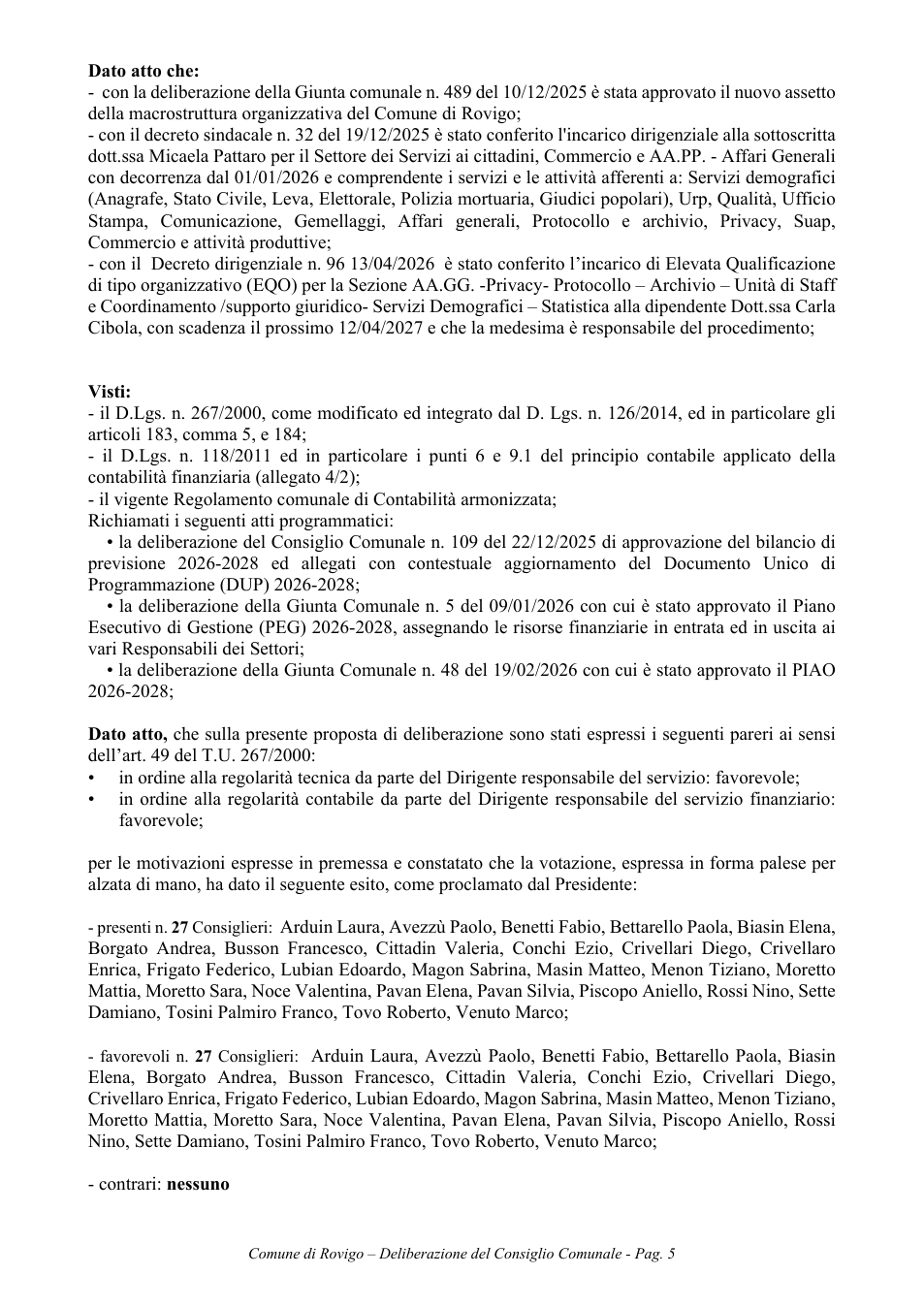 Pagina 5 del documento