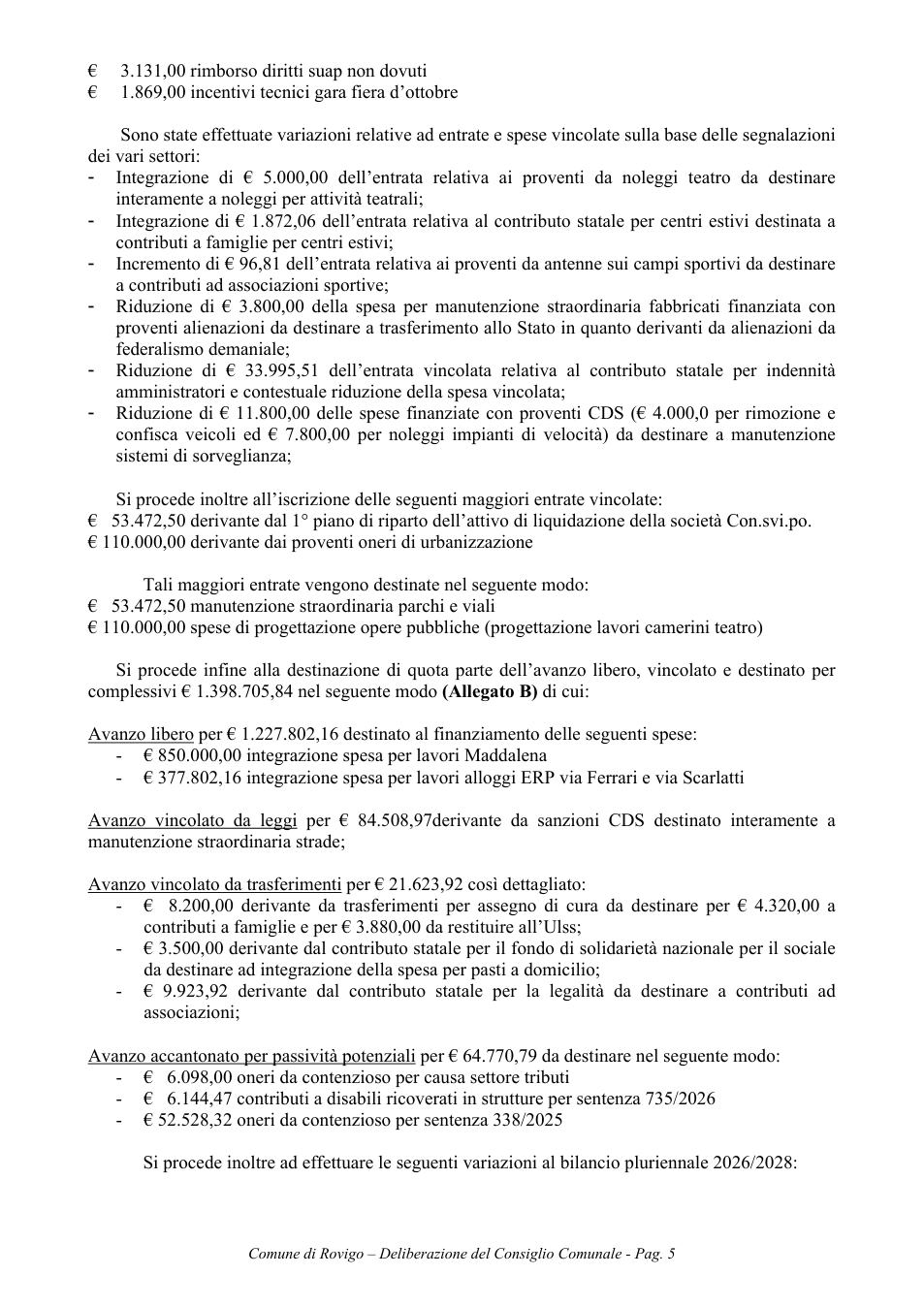 Pagina 5 del documento
