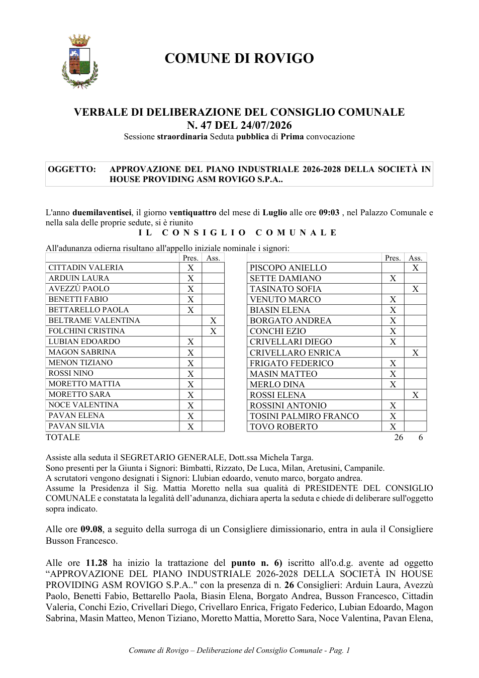 Pagina 1 del documento