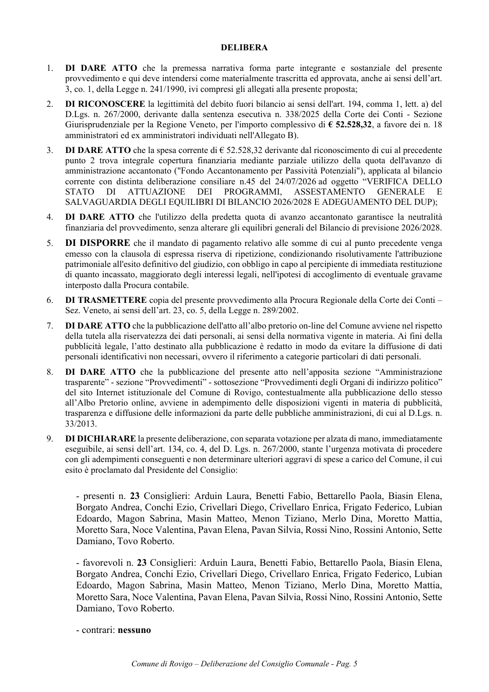 Pagina 5 del documento