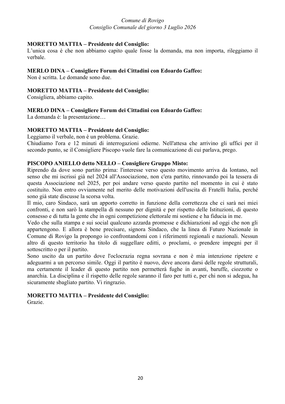 Pagina 20 del documento