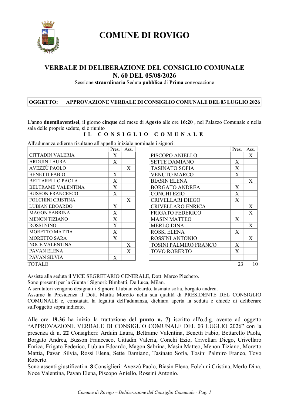 Pagina 1 del documento