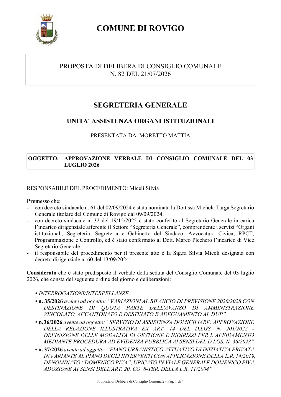 Pagina 1 del documento