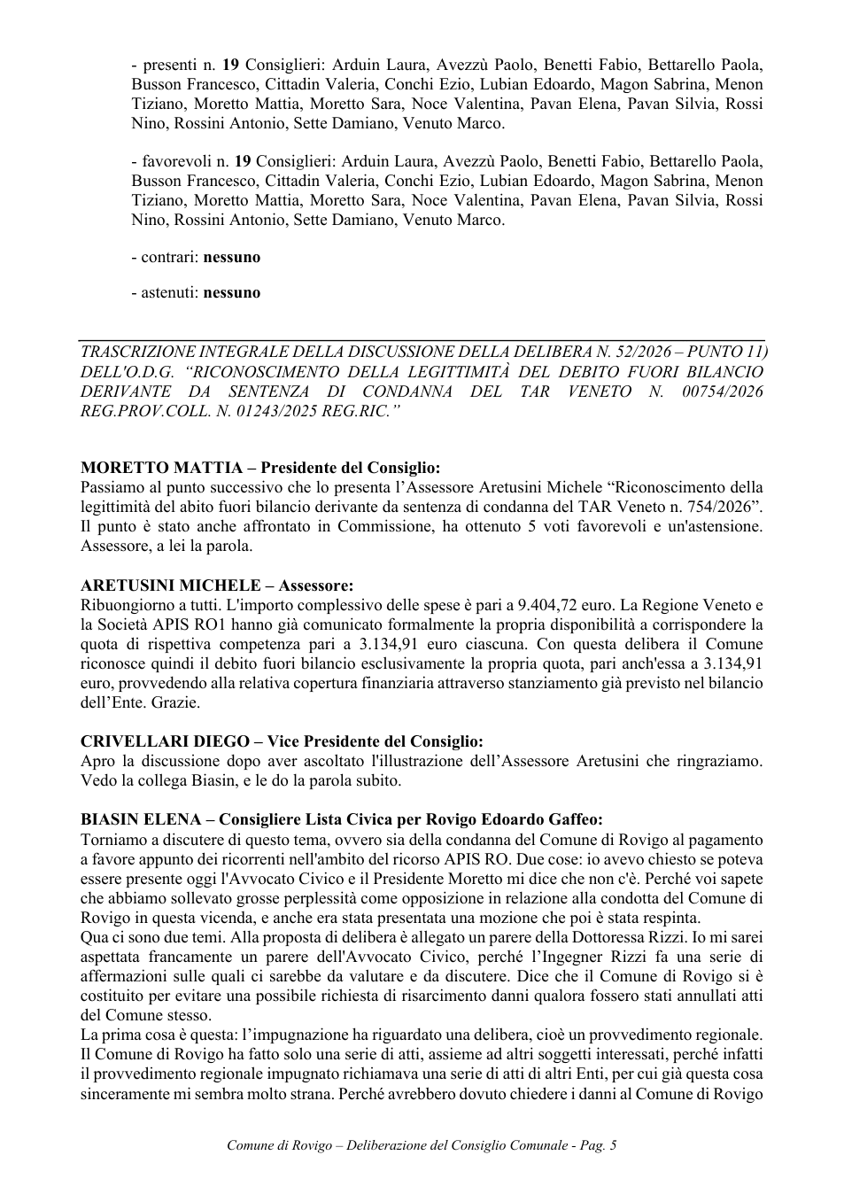 Pagina 5 del documento
