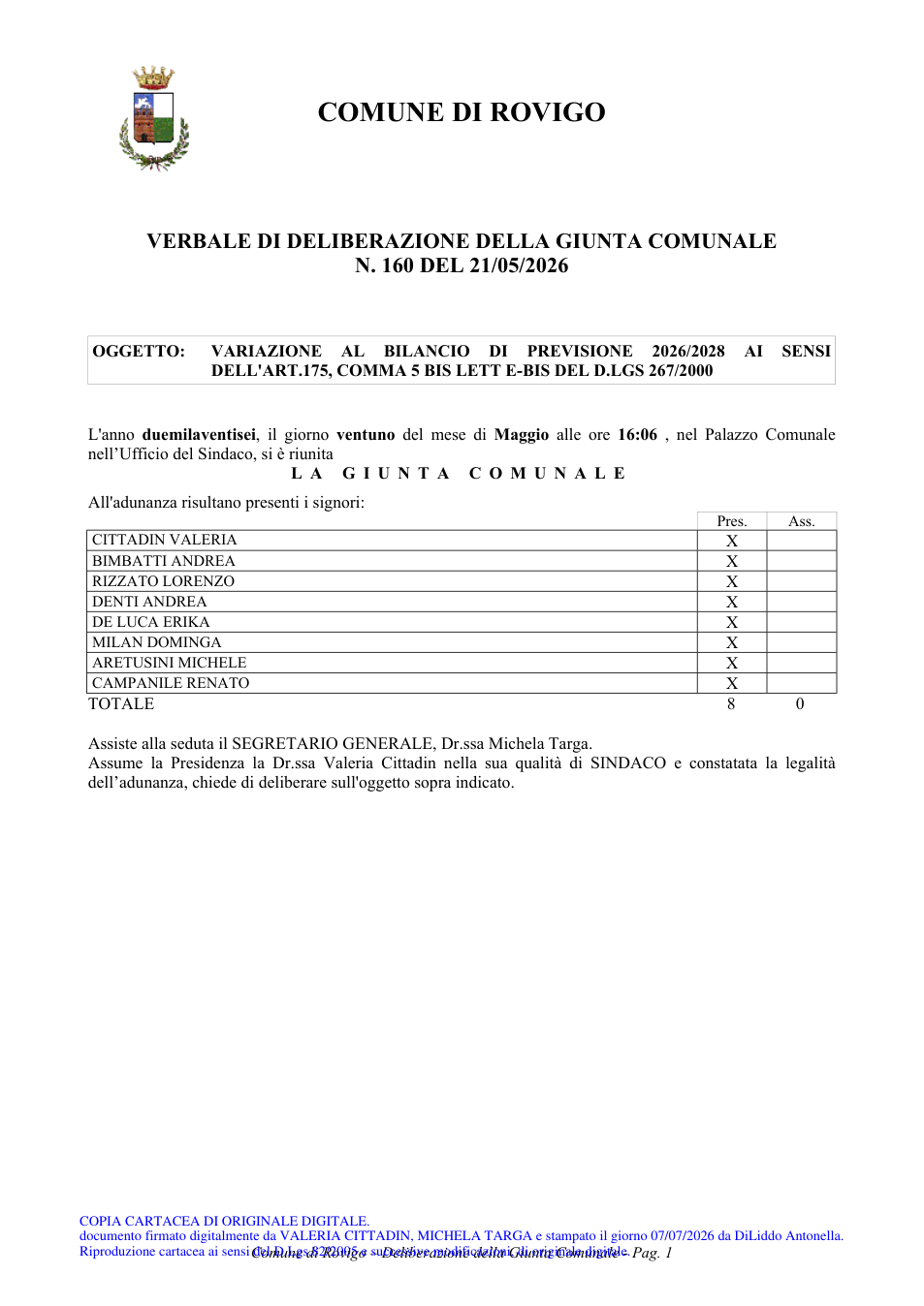 Pagina 1 del documento