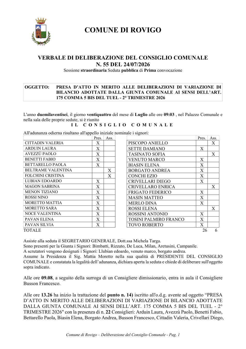 Pagina 1 del documento