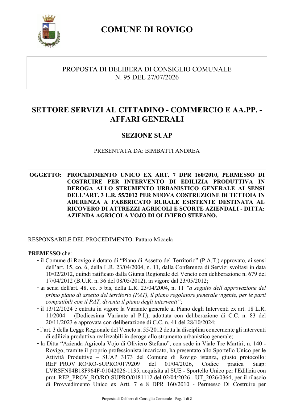 Pagina 1 del documento