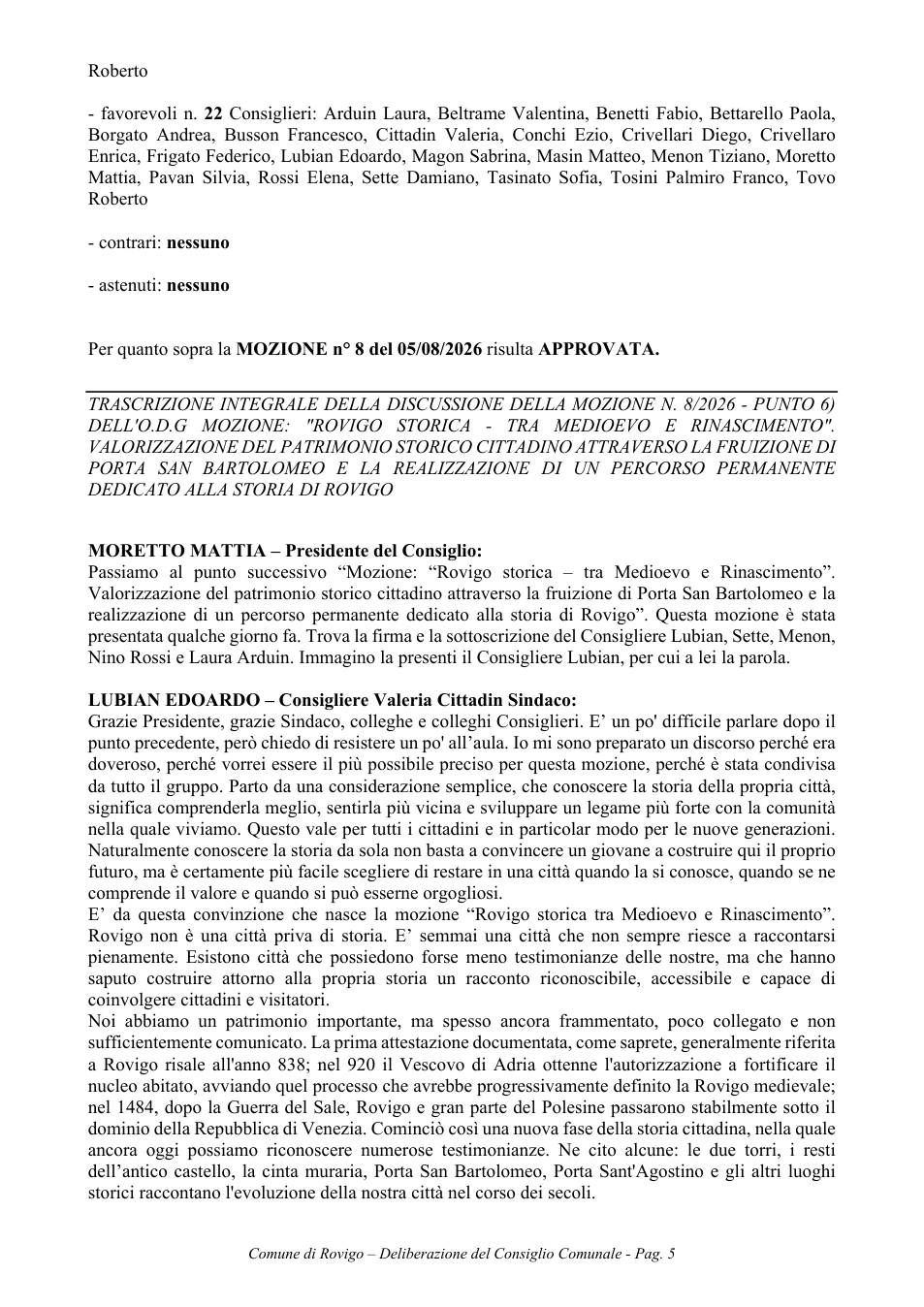 Pagina 5 del documento