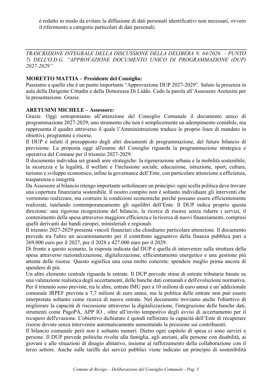 Pagina 5 del documento