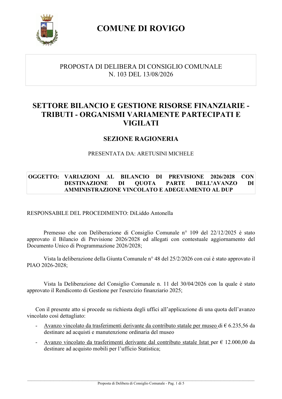 Pagina 1 del documento