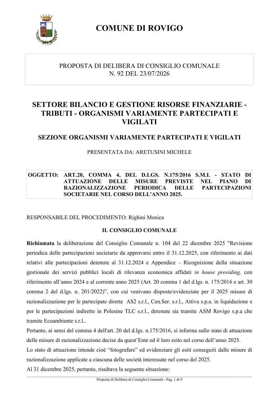 Pagina 1 del documento