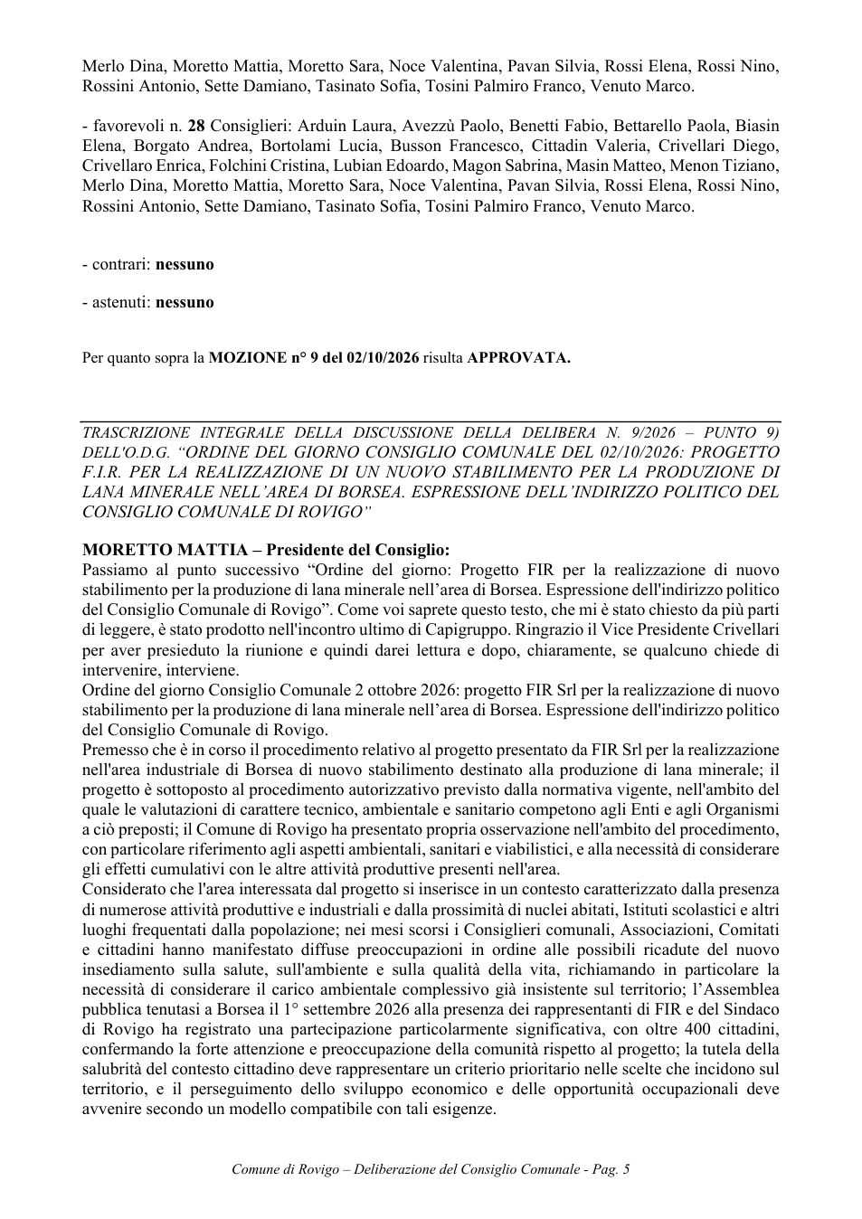 Pagina 5 del documento