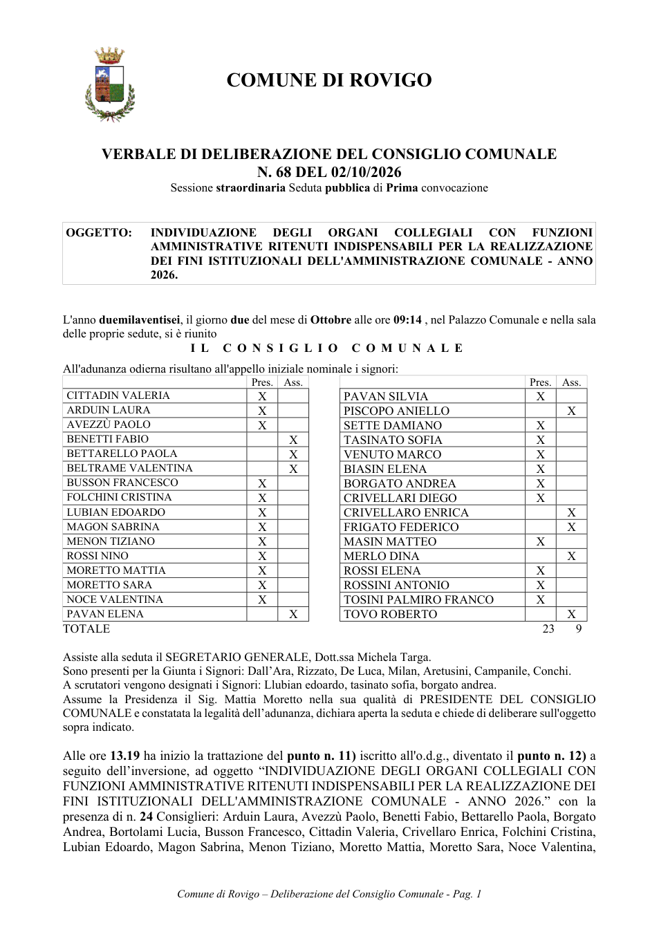 Pagina 1 del documento