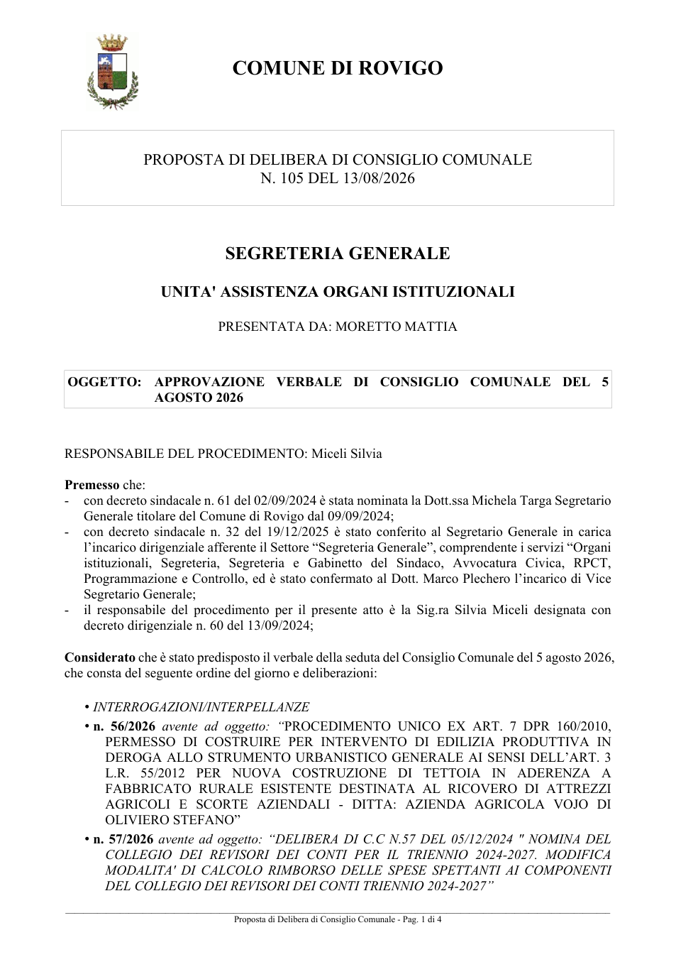 Pagina 1 del documento