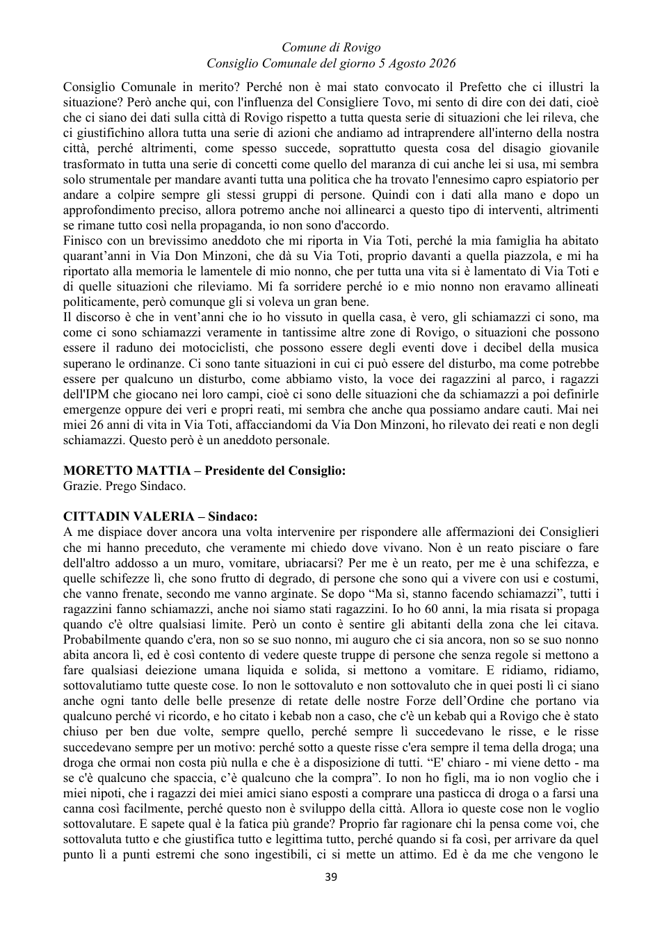 Pagina 39 del documento