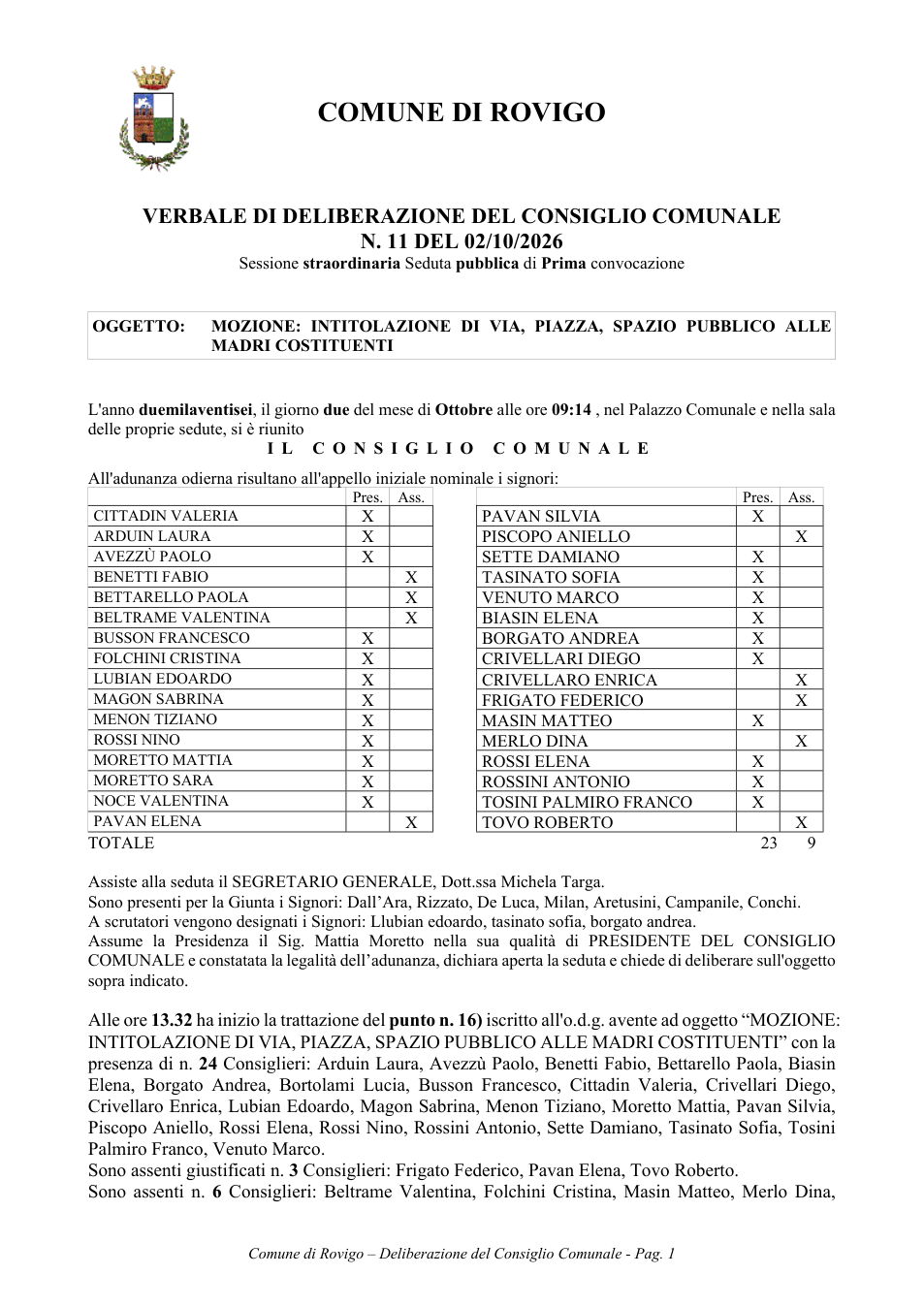 Pagina 1 del documento
