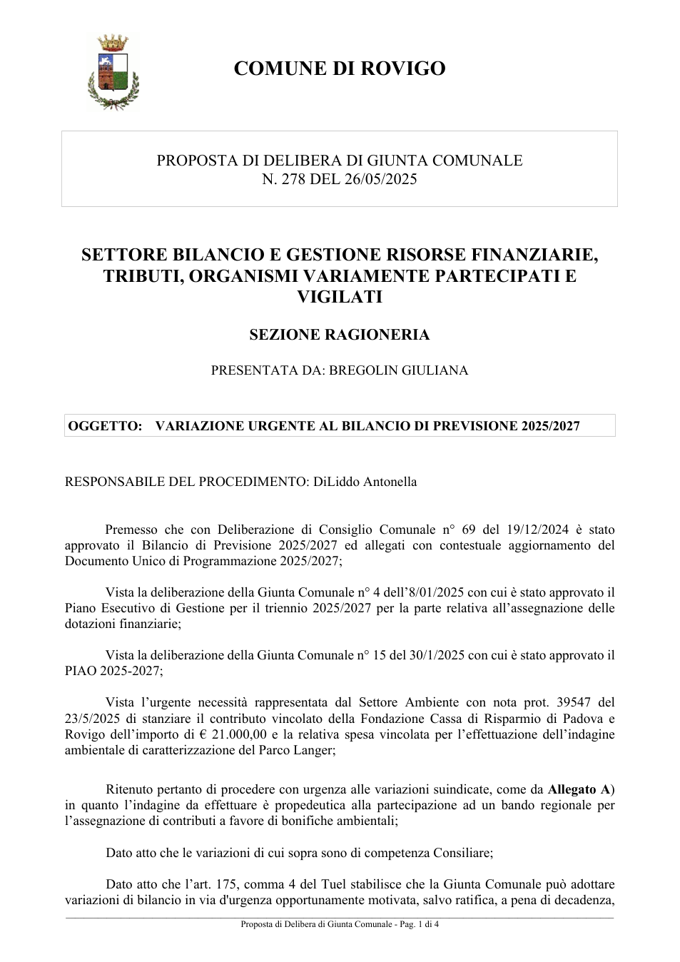 Pagina 1 del documento