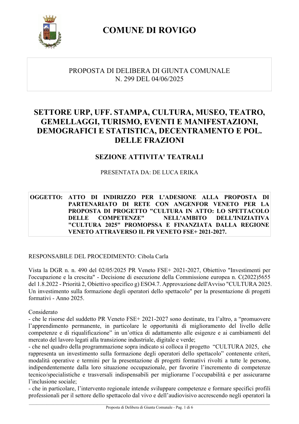 Pagina 1 del documento