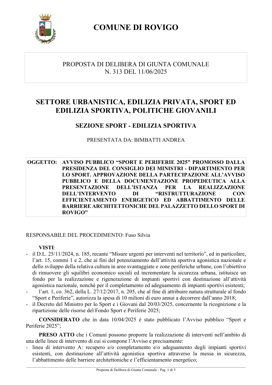 Pagina 1 del documento