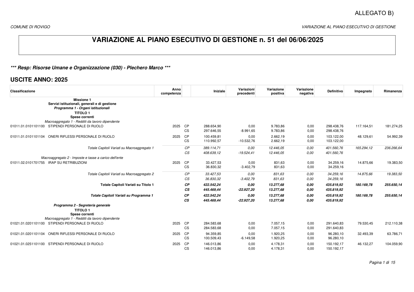 Pagina 1 del documento