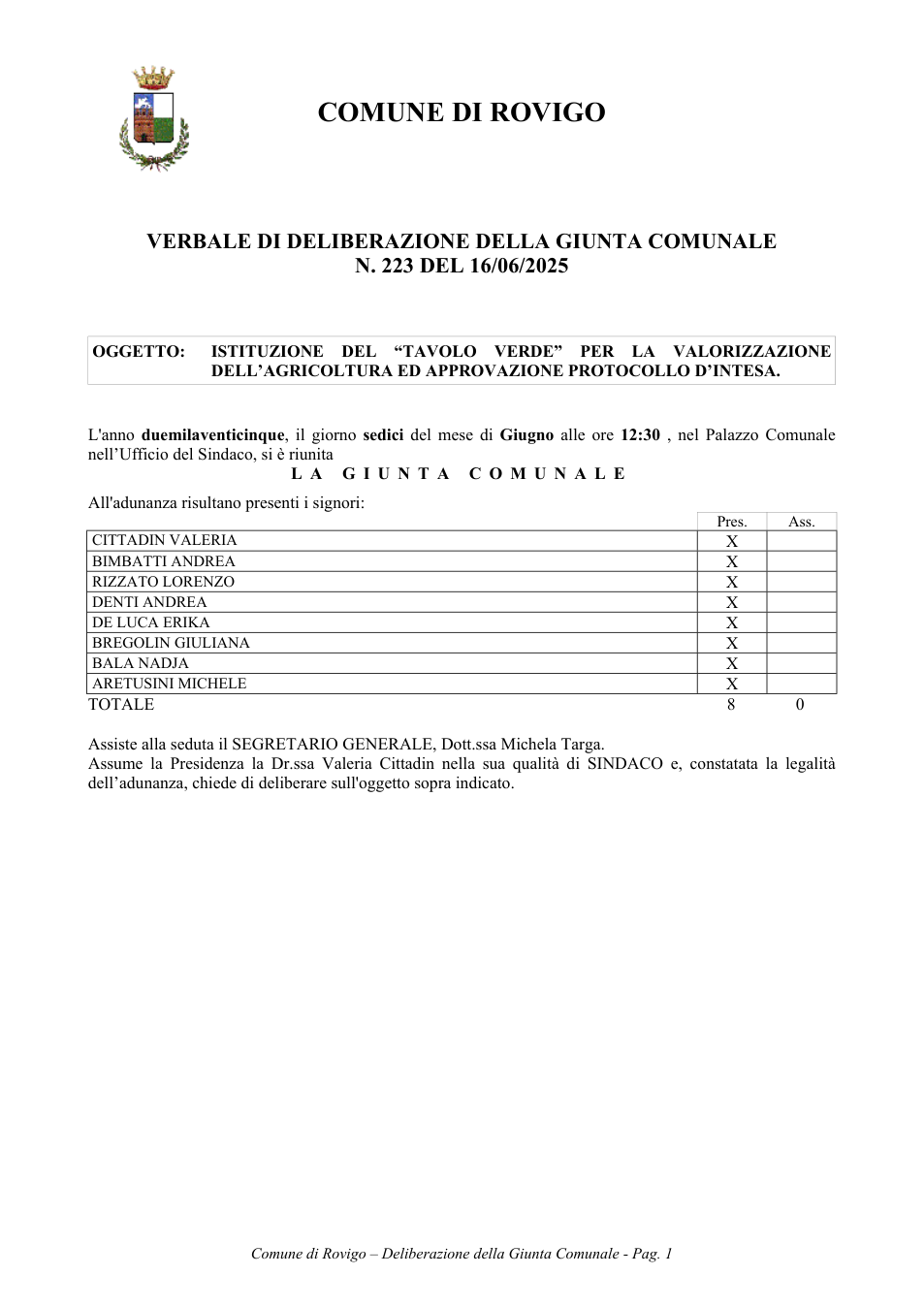 Pagina 1 del documento