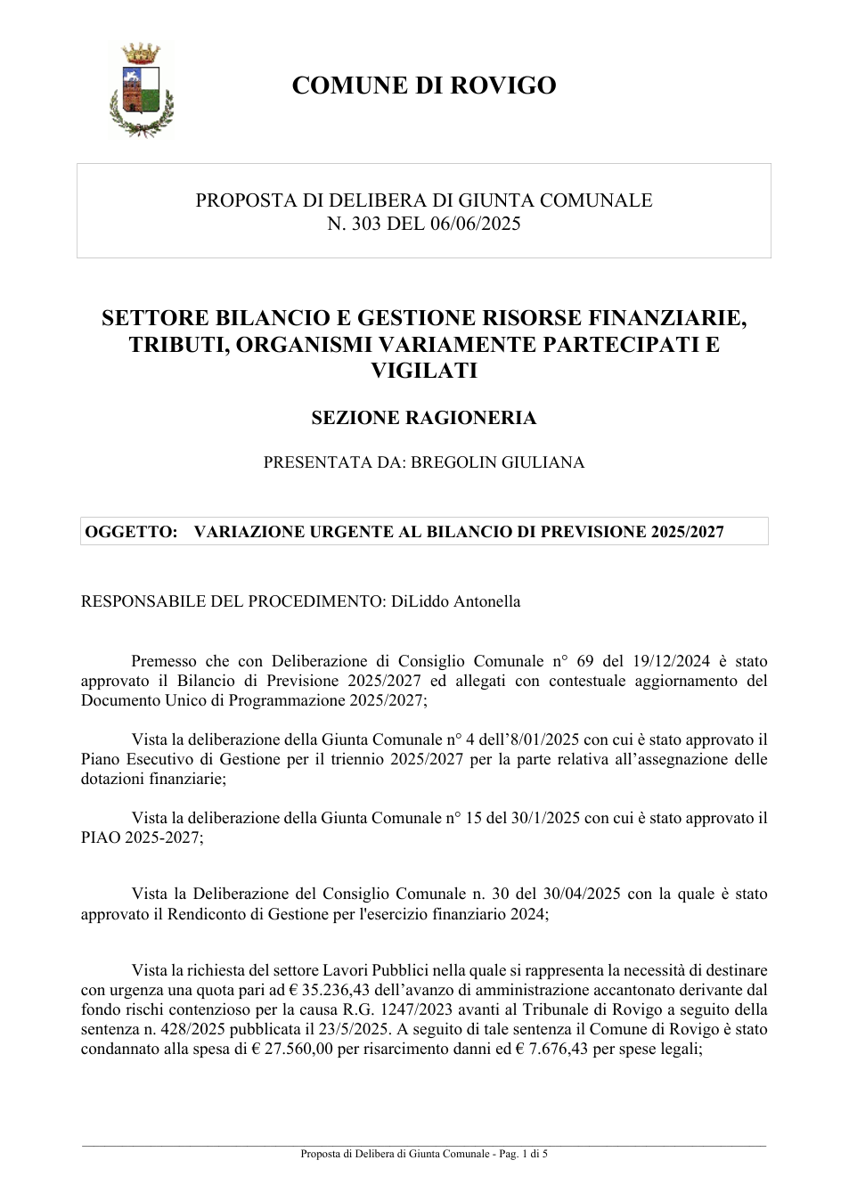 Pagina 1 del documento