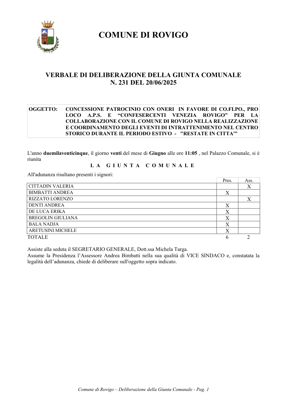 Pagina 1 del documento