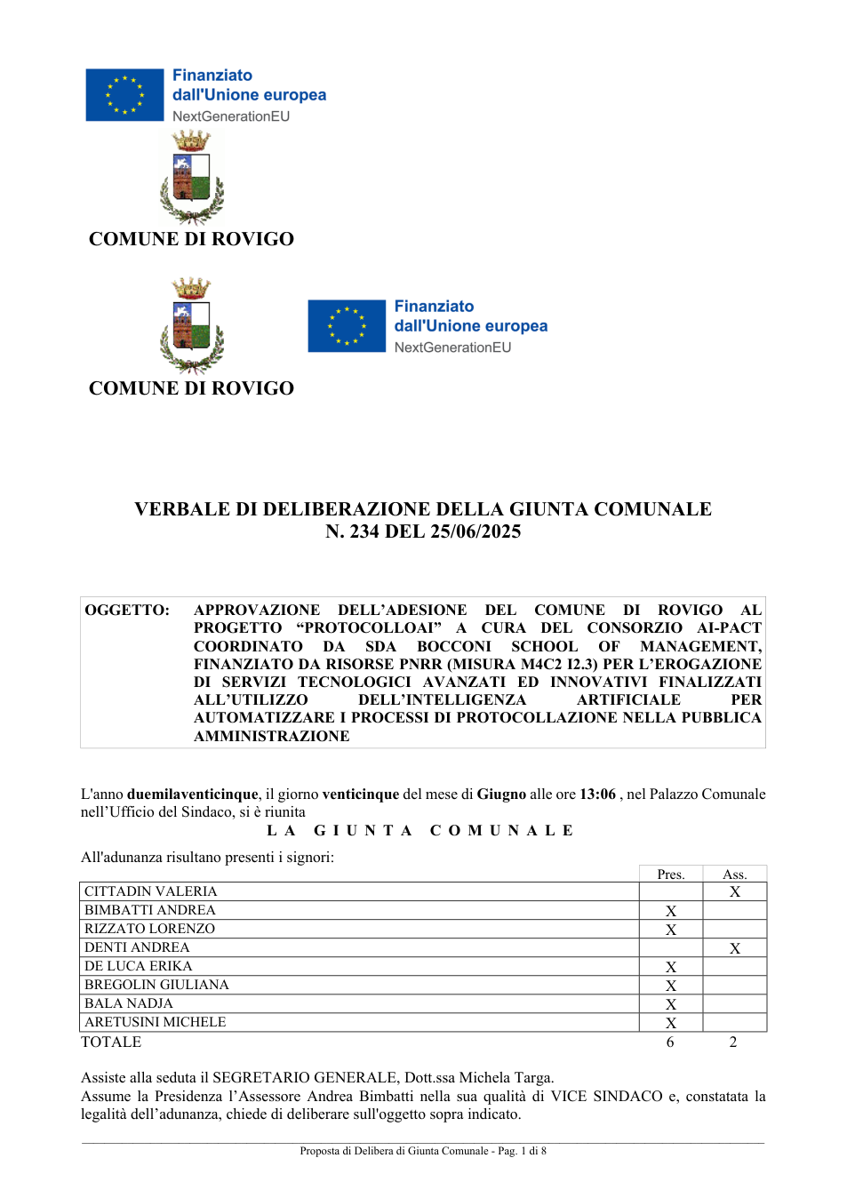 Pagina 1 del documento