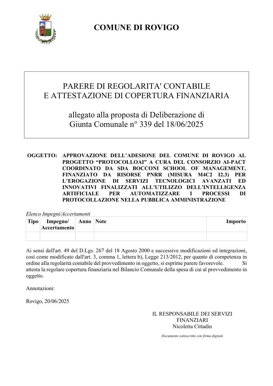 Pagina 1 del documento