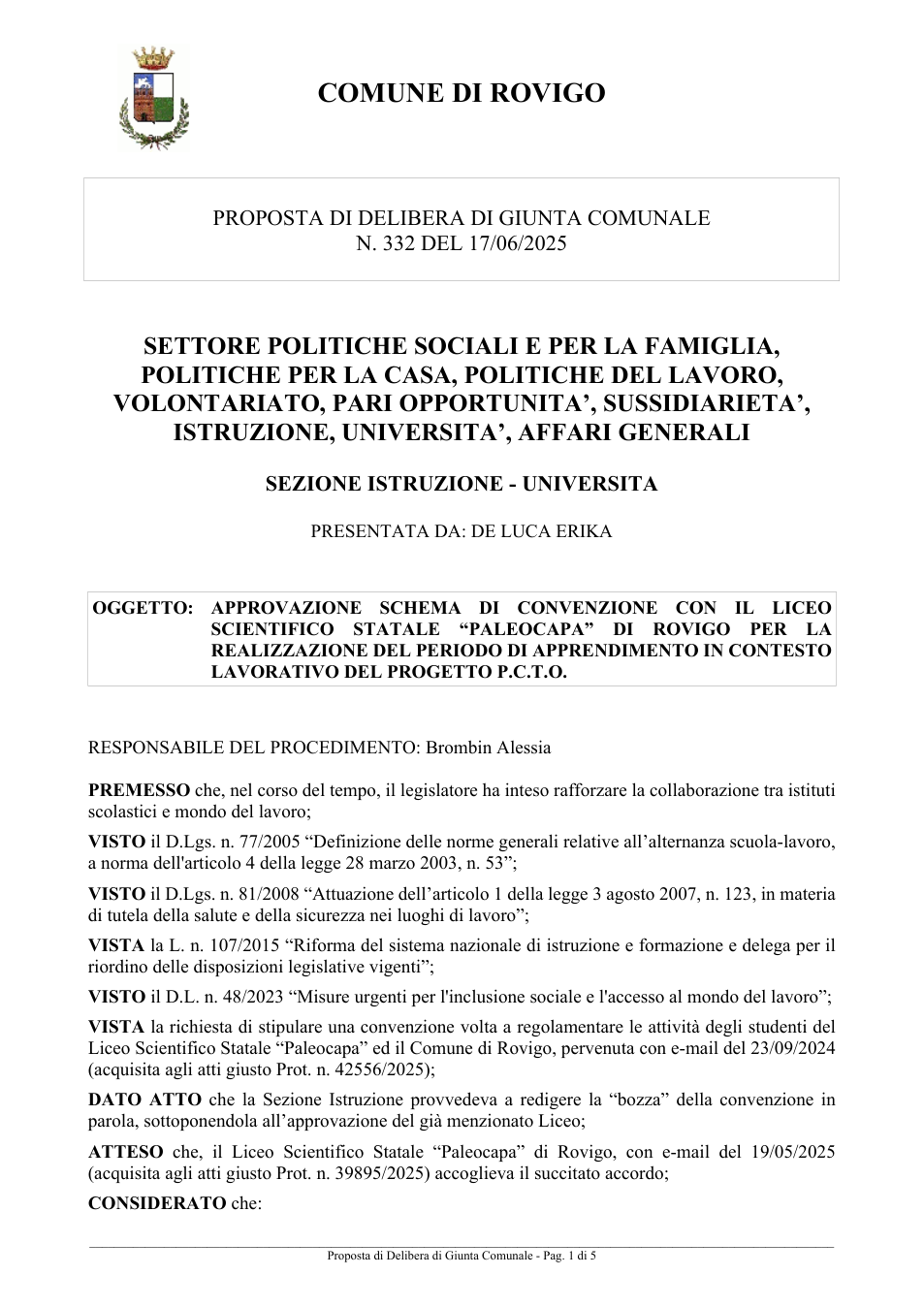 Pagina 1 del documento