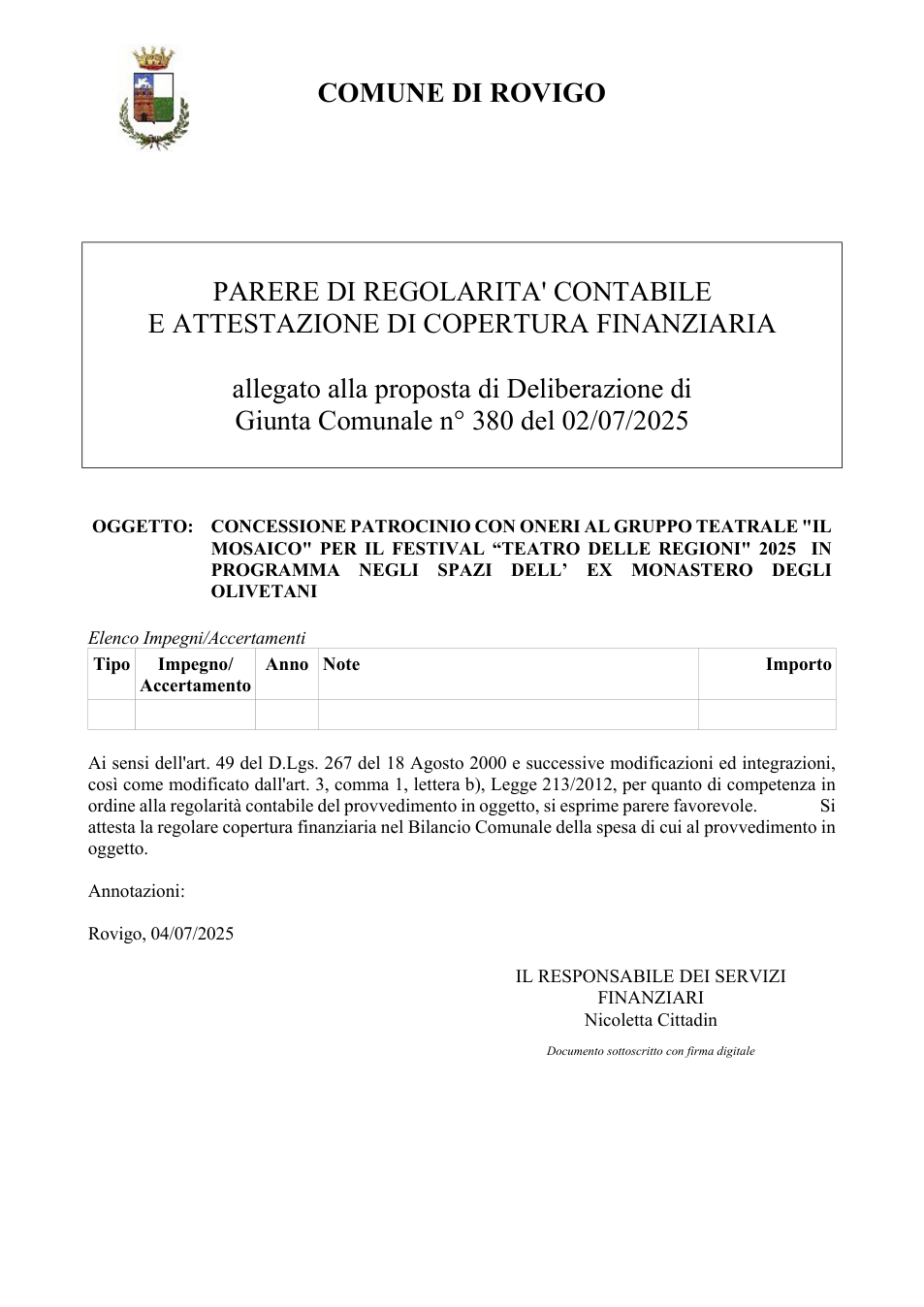 Pagina 1 del documento