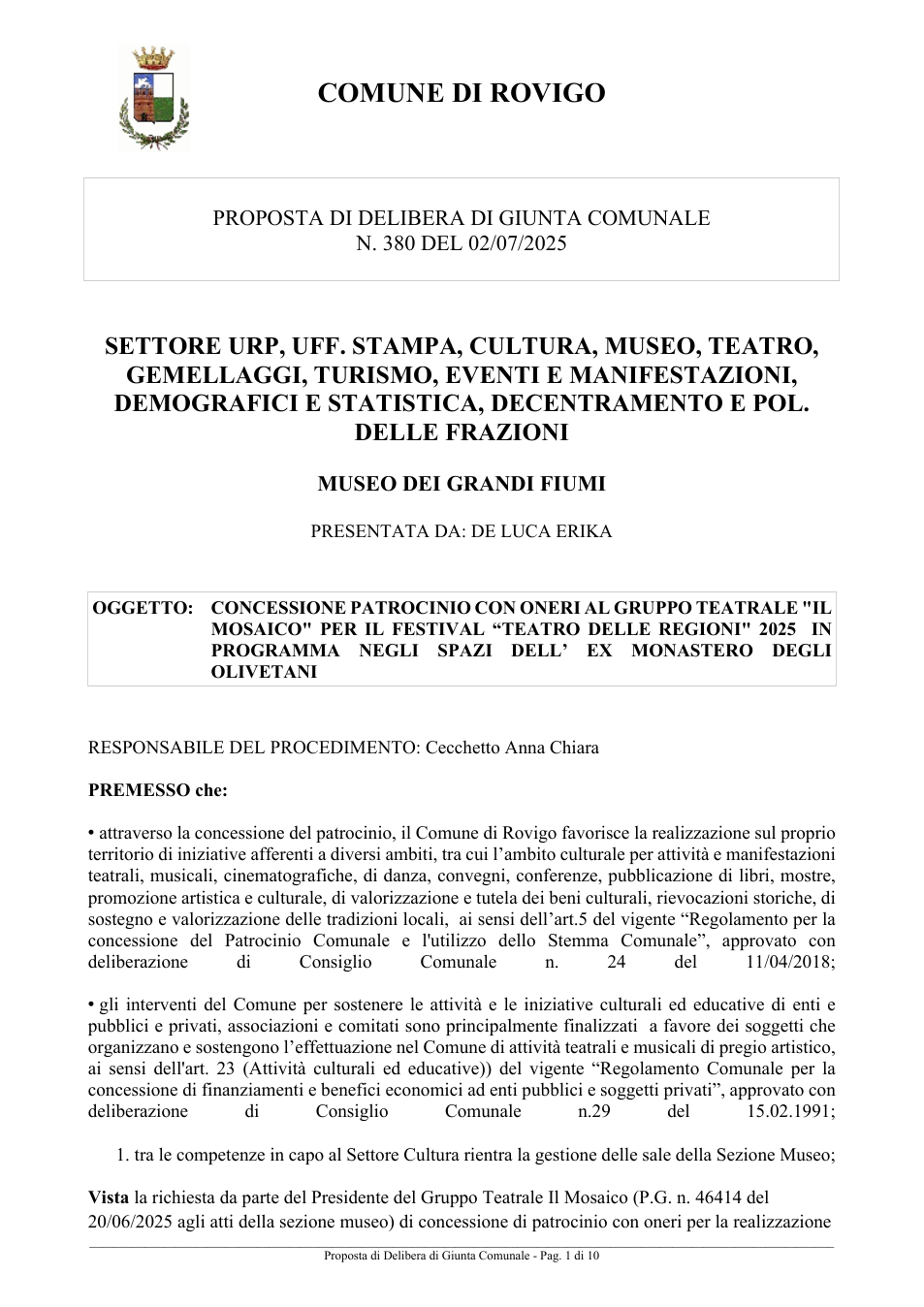 Pagina 1 del documento