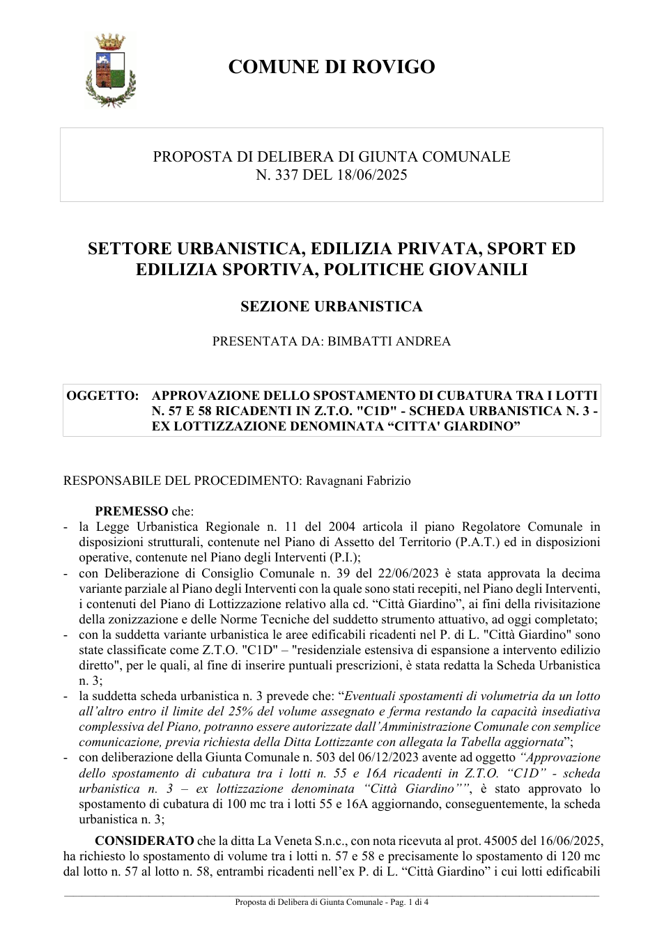 Pagina 1 del documento