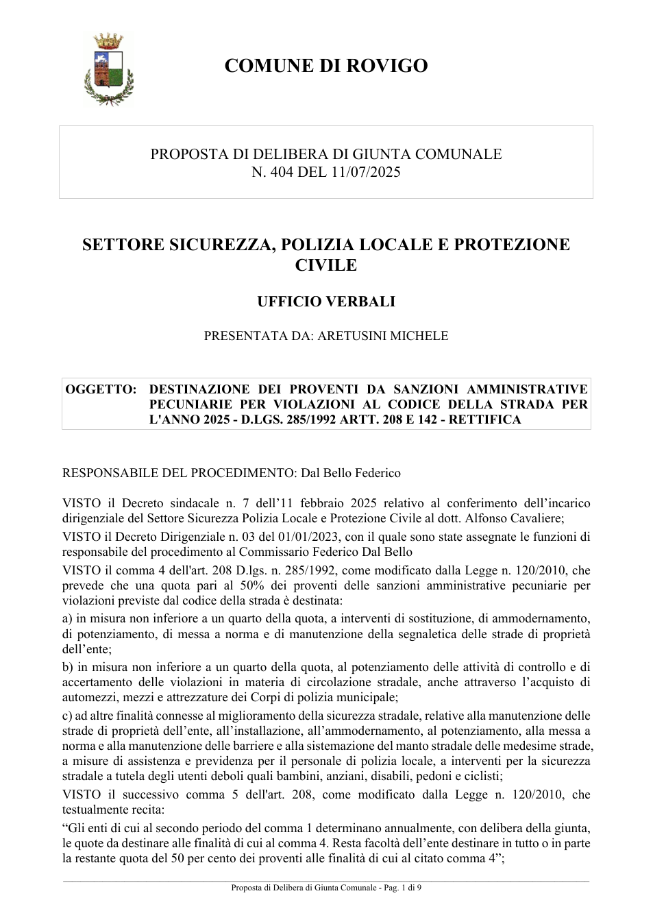 Pagina 1 del documento