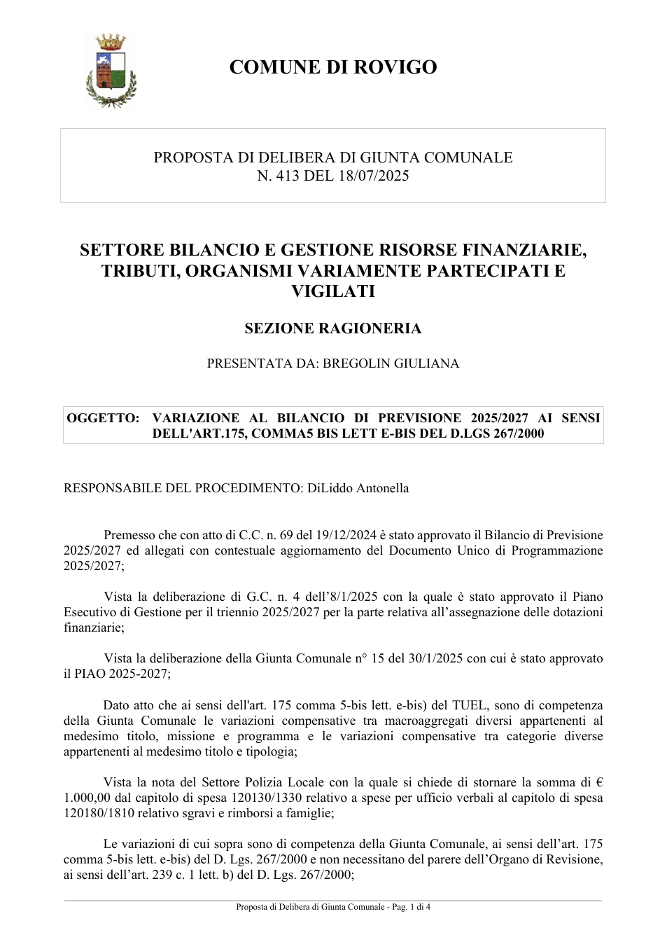 Pagina 1 del documento