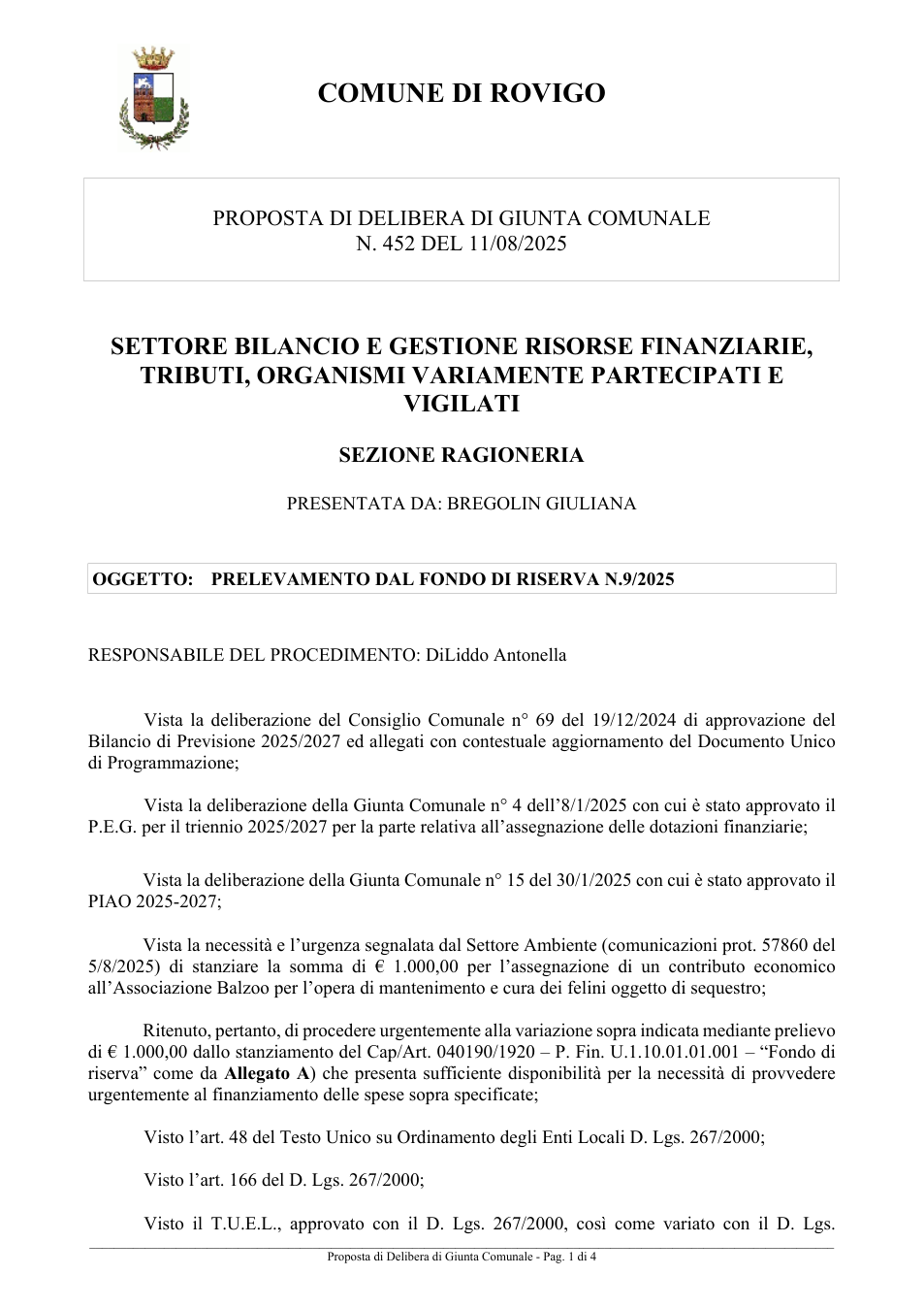 Pagina 1 del documento
